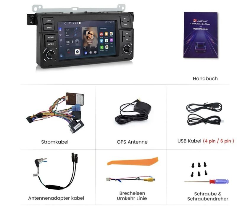 Radio CarPlay/AndroidAuto 2 DIN