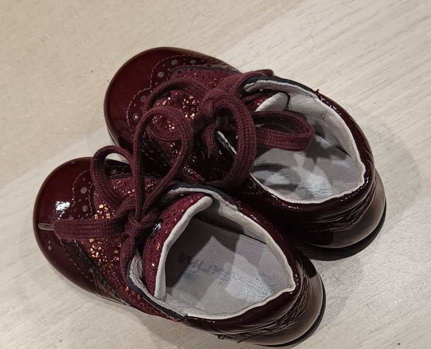 Buciki skórzane przejściowe Naturino 20