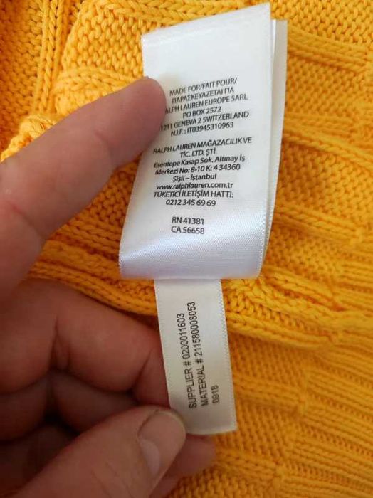 - Polo Ralph Lauren - Markowy sweter r. M / L
