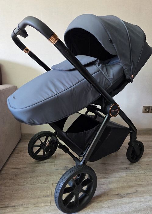Візок Carrello Ultra 2в1 — стан нового ! Люлька та прогулянка/ прогулянковий блок  (Graphite Grey)