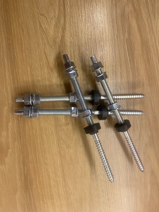 Винт-шуруп 200 мм , крепление солнечных панелей