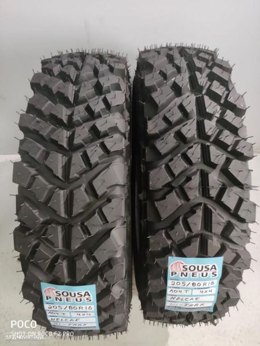 2 pneus novos 205-80r16 nelcaf - recauchutados - oferta dos portes