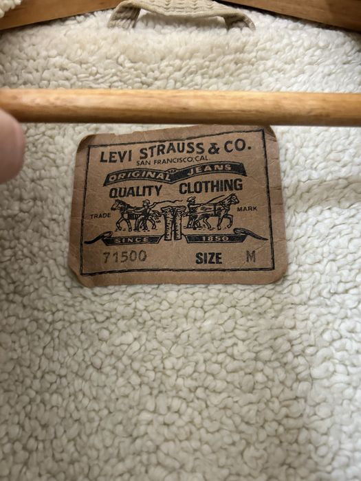 Casaco Levi’s original com forro em lã – Tam. M