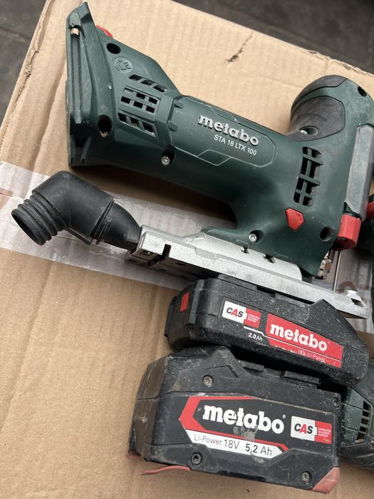 METABO 18V BL | Wyrzynarka, Wkrętarka, Zakrętarka + 2x Aku CAS