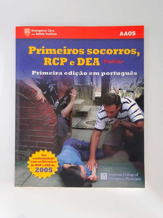 Manual Primeiros Socorros, RCP e DEA - ECSI/AAOS - Impecável