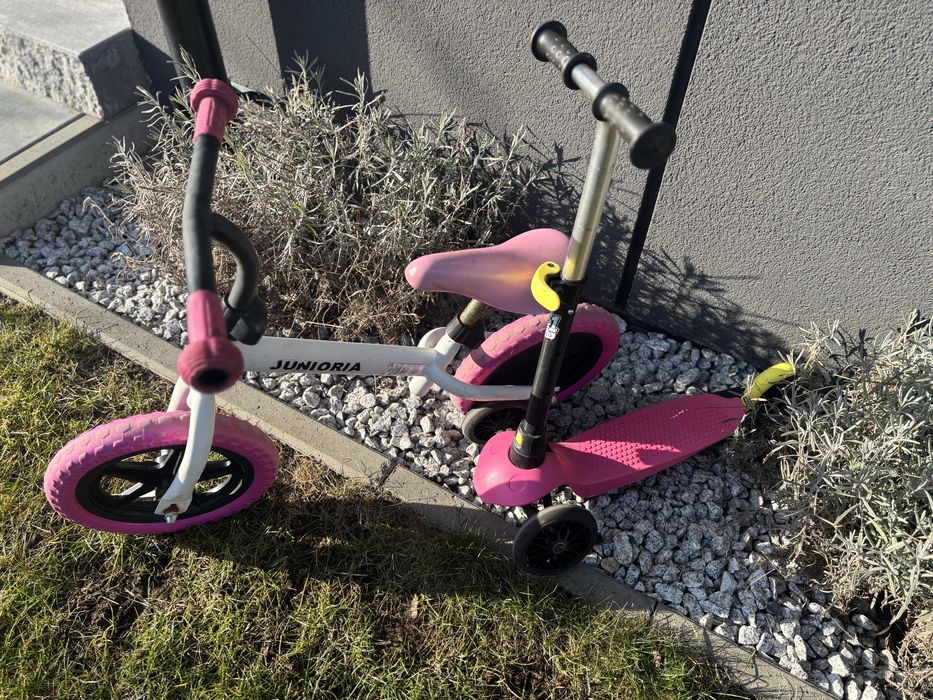 Zestaw hulajnoga i rowerek biegowy