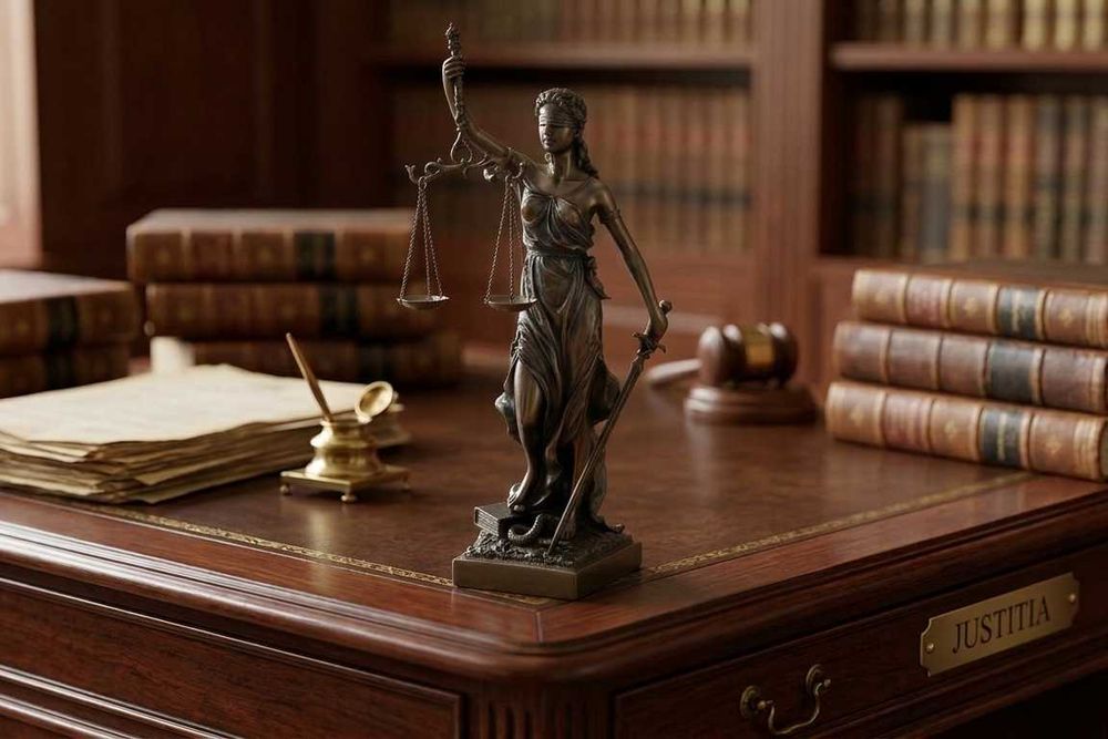Estatueta Deusa da Justiça Themis 30cm
