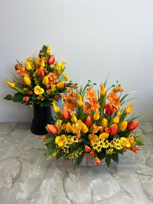 Stroik kompozycja na cmentarz grób