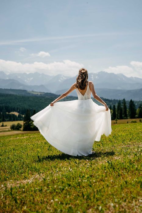 Suknia Ślubna Annais Rosie – Ivory, Rozmiar 34 + Welon Gratis!