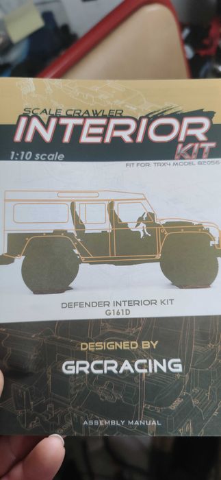 Interior traxxas defender 1/10