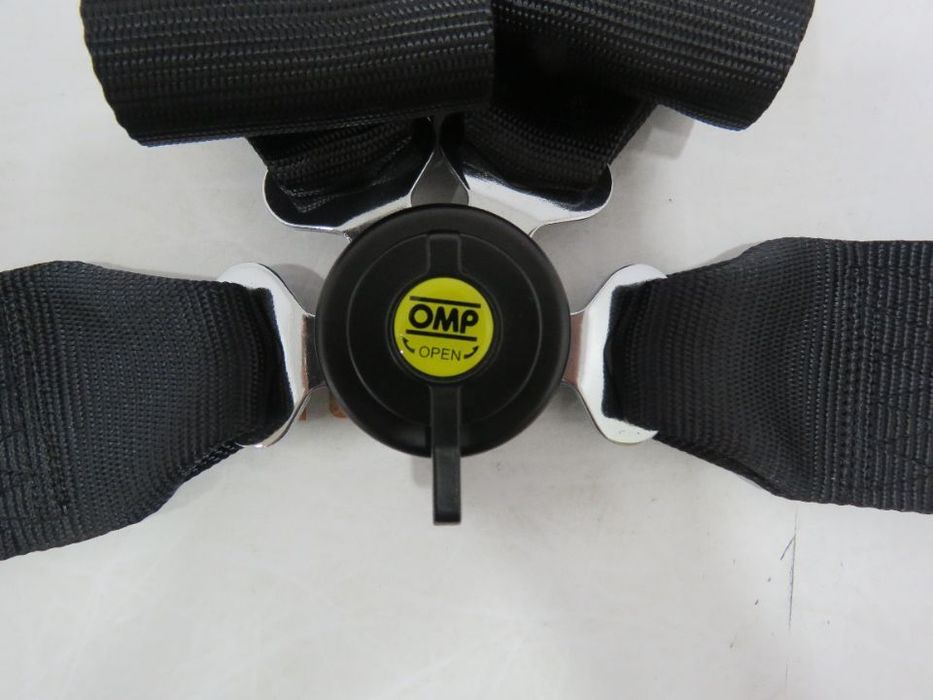 Cinto Segurança OMP Preto 4 pontos Competição