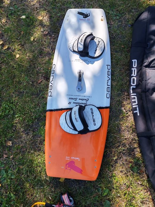 Zestaw do kitesurfingu cabrina 9m bar pompka deska