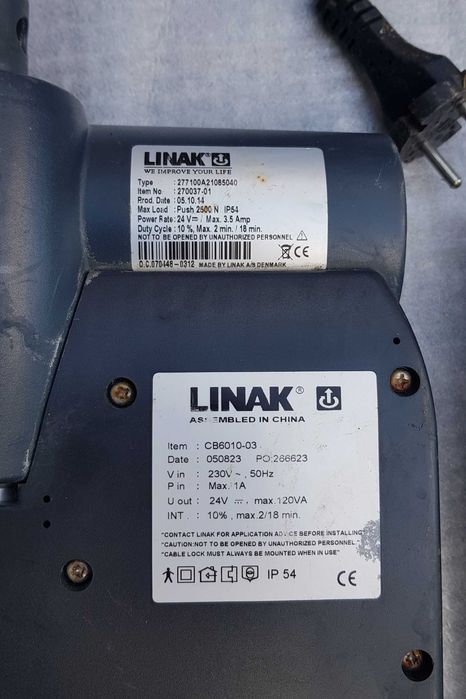 LINAK Siłownik Skrzynka CB6‍010‍-03 277‍100‍2A2‍108‍504‍0 ORYGINALNY