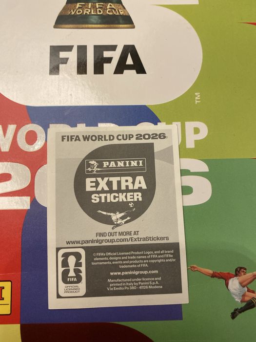 Extra sticker do salah bronze em perfeito estado da caderneta do mundial 2026