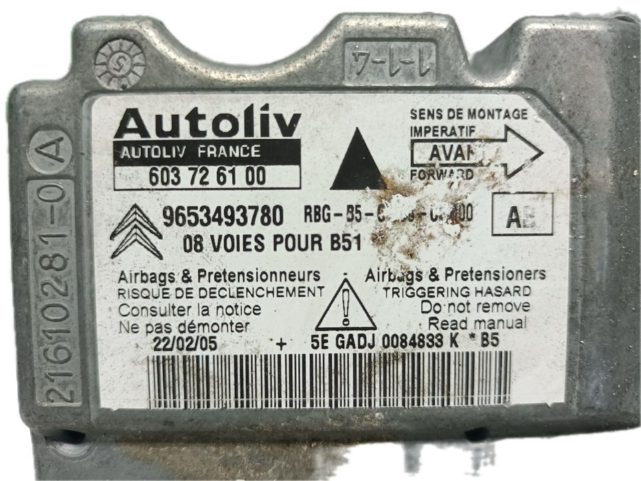 Centralina airbag CITROËN C4 I (LC_)