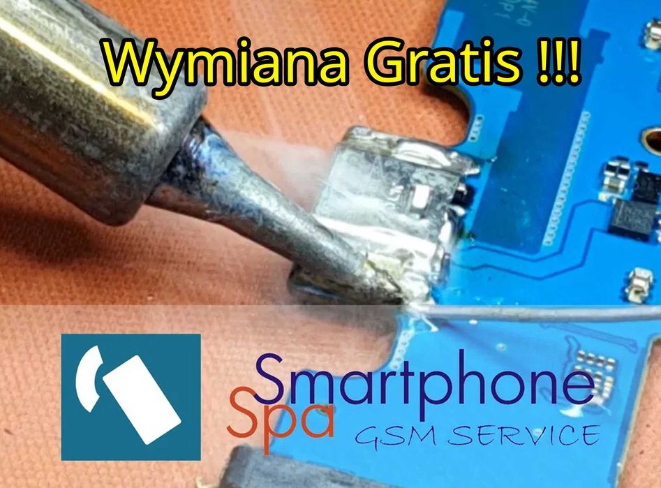 Złącze ładowania gniazdo  USB C Samsung s10 + plus wymiana gratis