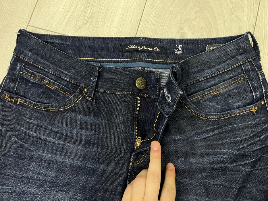 Джинсы низкая средняя низкая талия винтаж клеш 2000s flared bootcut 36