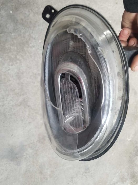 Левая туманка ДХО, задний левый фонарь fiat 500x под ремонт