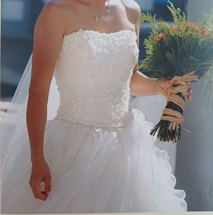 Vestido Noiva Pronovias coleção YOU – OFERTA Acessórios – 400 €