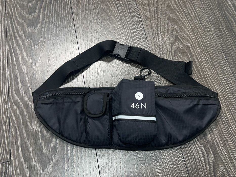 46 N чоловіча бігова туристична бананка сумка на пояс поясна трекінг