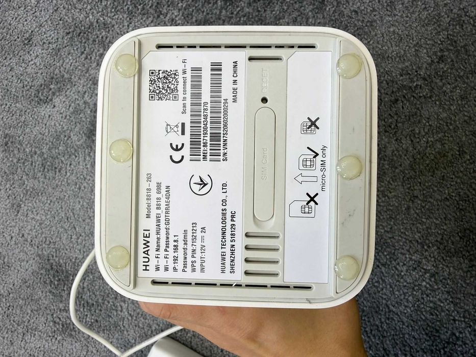 router wifi HUAWEI B818-263 + anteny CISCO