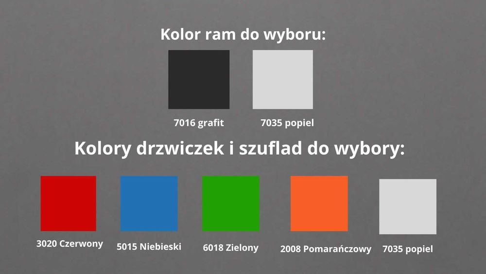 Stół warsztatowy | Falbanek | 4 szuflady + szafka – Polska Jakość!