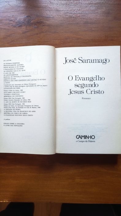 Evangelho Segundo Jesus Cristo, José Saramago - 1 Edição