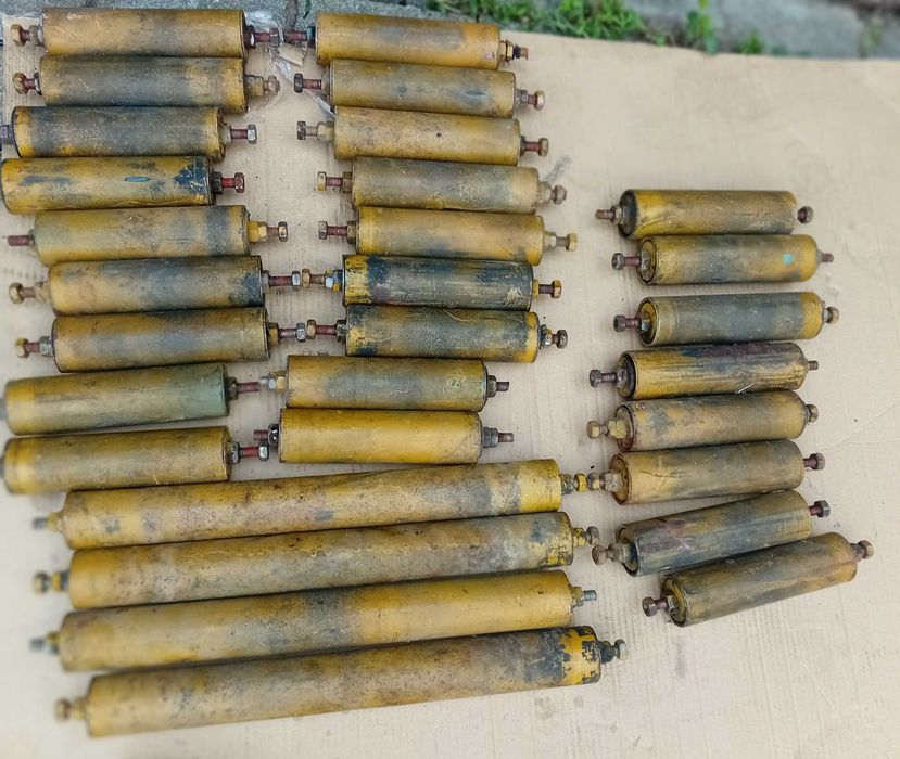 Rolos de movimentação em aço. Diâmetro 51mm