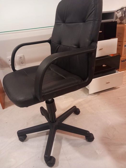 Secretaria com bloco de gavetas+cadeira
