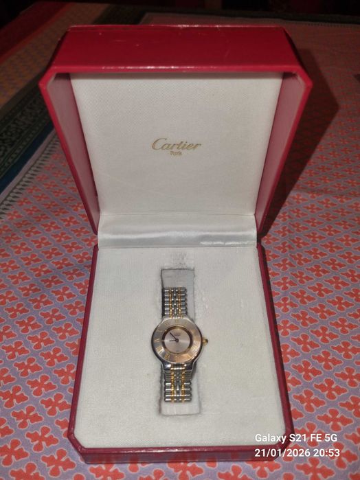 Relogio cartier must 21 mulher