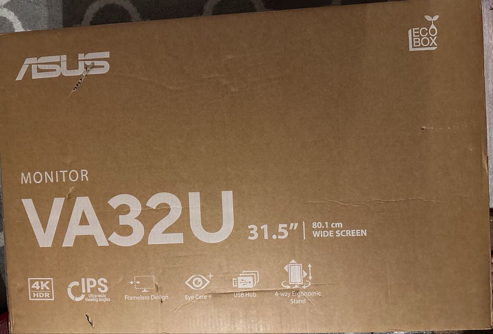Monitor ASUS VA32UQSB 31,5” 4K UHD IPS