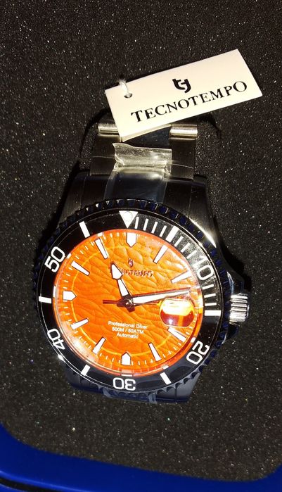 Zegarek Tecnotempo Automatic Professional Diver 500M/50ATM - Red dial