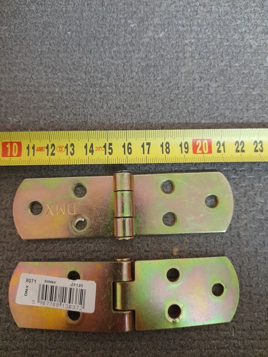 Zawias budowlany Francuski 12x3.5 cm ZF 120 DMX