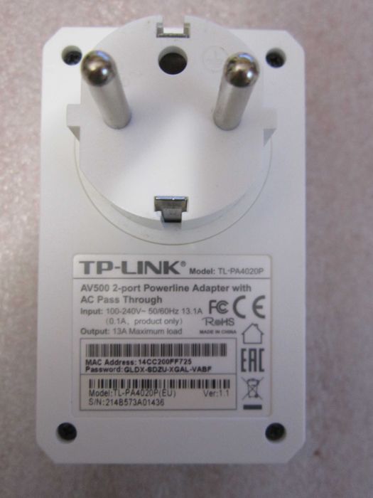 Transmiter sieciowy PowerLine Tp-link AV500 TL-PA4020P