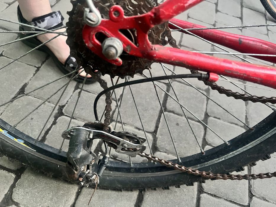 Велосипед на запчастини