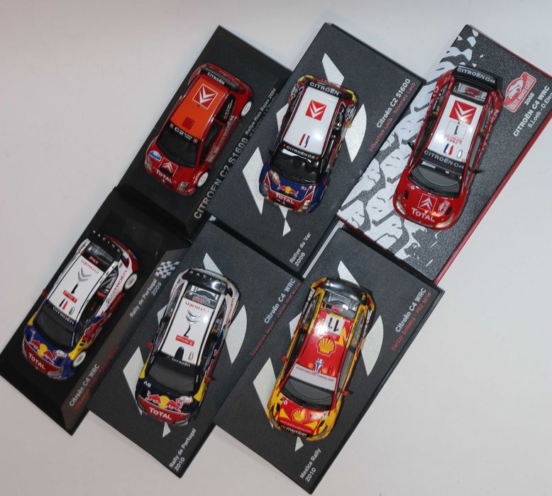 Vendo miniaturas Peugeot Citroen da minha coleção Rally 1/43.  25€/un.