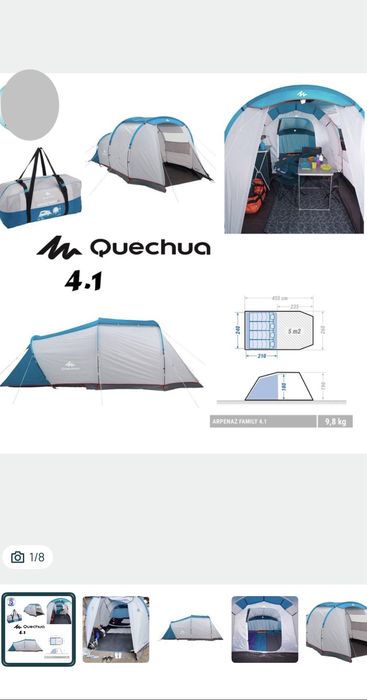 Tenda campismo Queshua Arpenaz 4.1