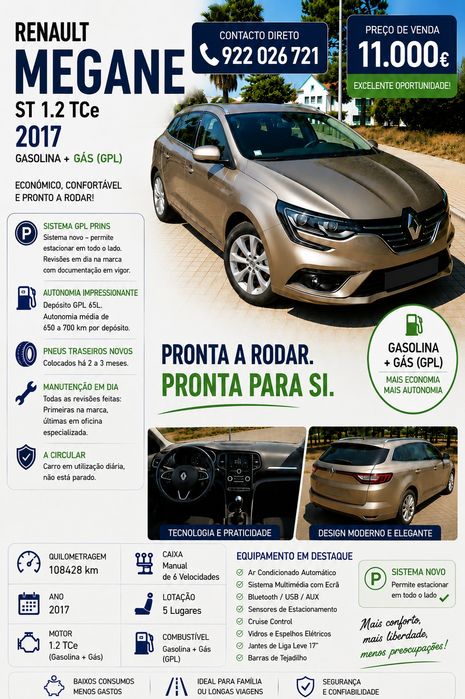 Renault Mégane 1.2 TCe Bi-Fuel | 2017 | GPL