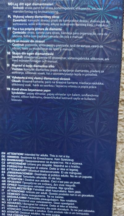 Malowanie diamentowe nowy zestaw