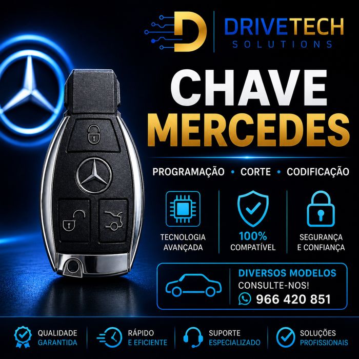 Chave Mercedes programação