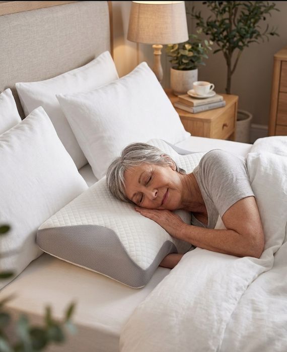 Poduszka ortopedyczna ergonomiczna 

Sprzedam nową, wysokiej jakości poduszkę ortopedyczną o specjalnym, profilowanym ks