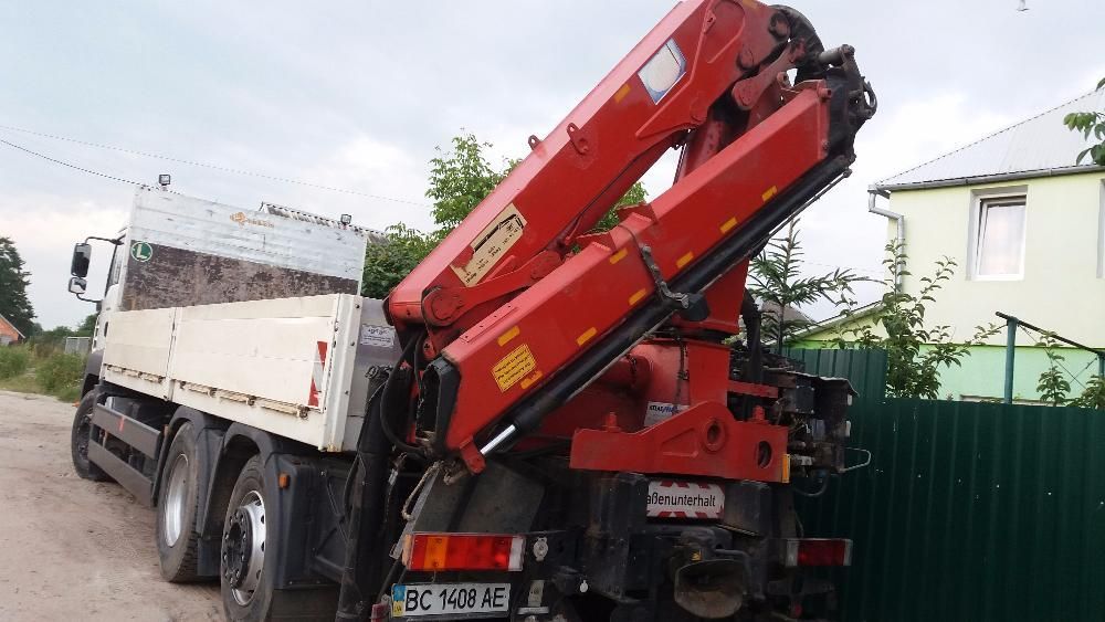 Маніпулятор львів стріла 13 метрів послуги оренда перевезення