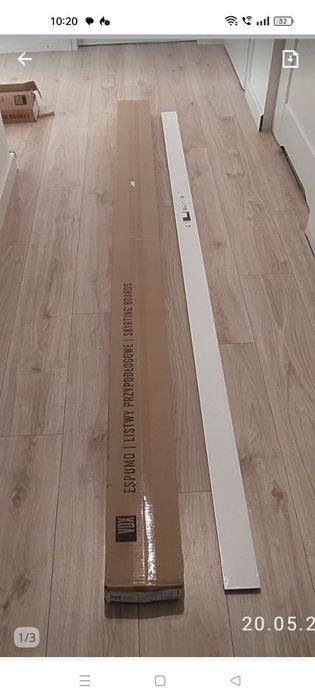 Listwa Espumo 201 Biała 80 mm Vox 10 mb na sprzedaż Kraków Wieliczka