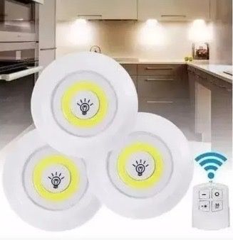 Kit 3 Luzes Led + Comando