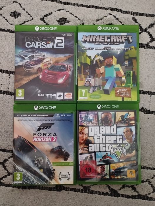 Gry na Xbox one 60pln sztuka