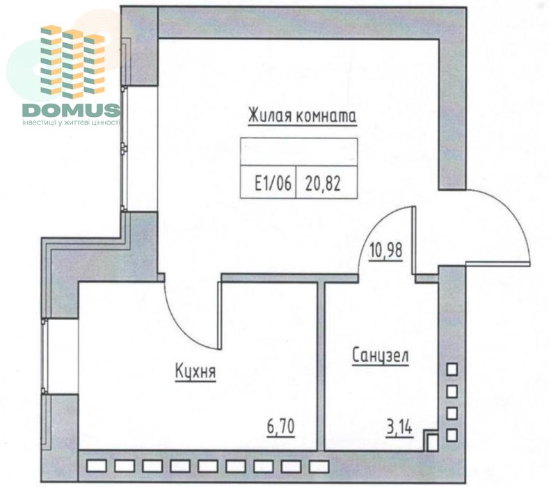 1-кімнатна квартира за адресою просп. Голосіївський (площа 22 м²) - Atlanta.ua - фото 9