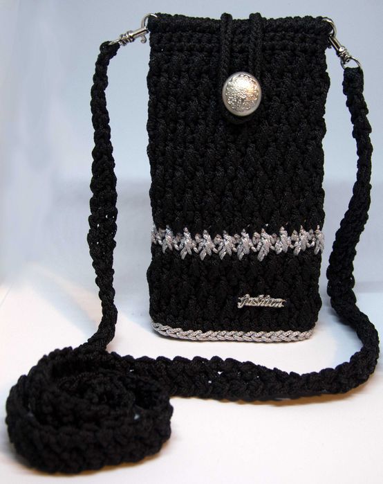 Torebka - etui do smartfonów – ręcznie robiona – nr kat. (EDS8)