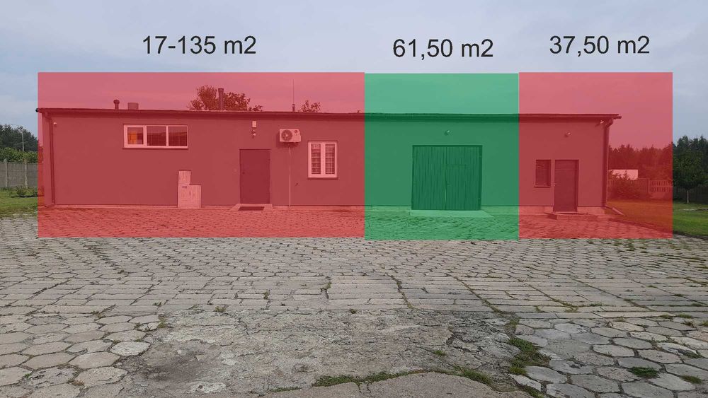 Lokal użytkowy magaznyn+plac monitorowany Łucka-Kolonia przy DK-19