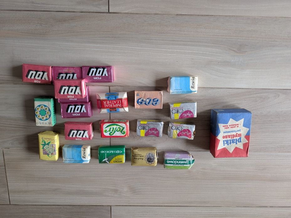 Mydła z epoki PRL kolekcja muzealna