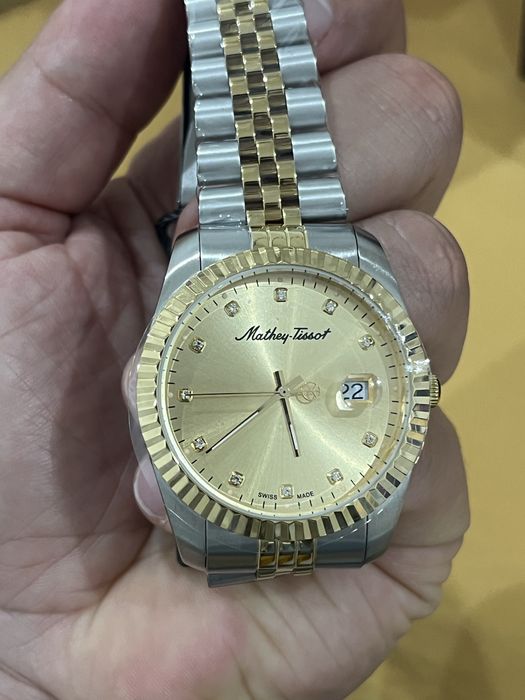 Relógio Mathey - Tissot Crystal Edition 18K Gold Swiss Made